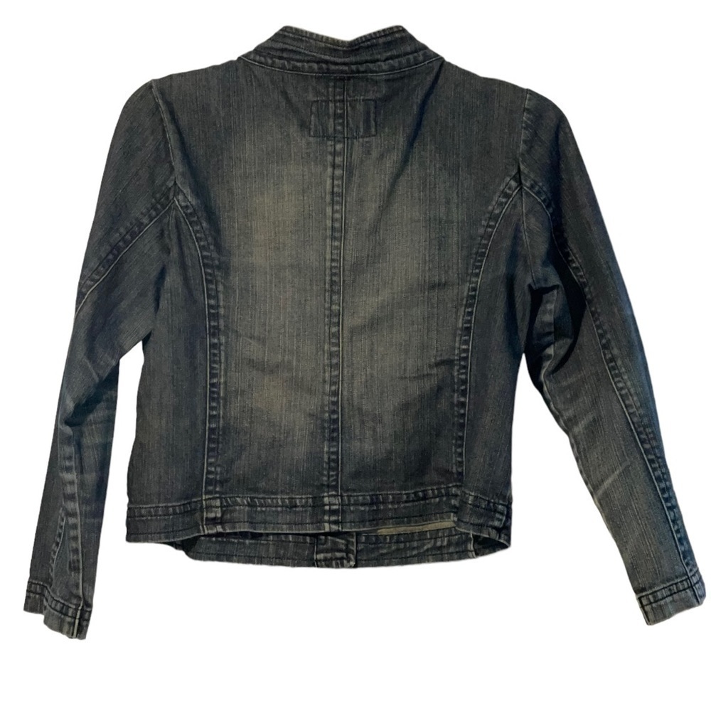 Levi Strauss Signature ladies button up denim jacket. Size Large EUC - Picture 3 of 6